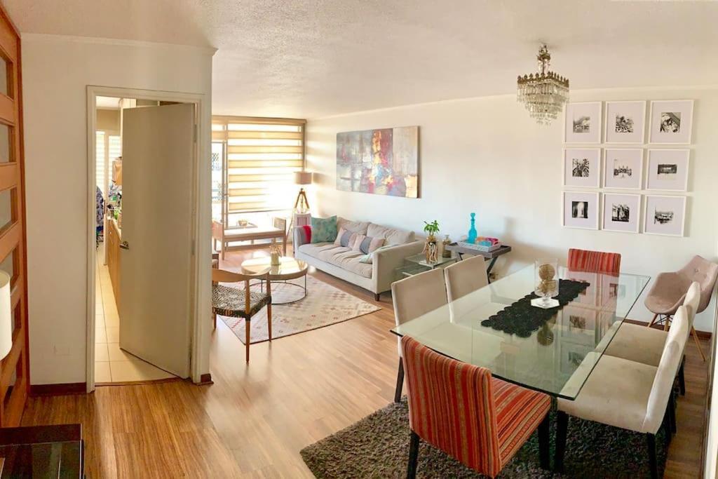 Apartamento Increible Piso Moderno Servicios Y Metro A 100 Mts Santiago de Chile